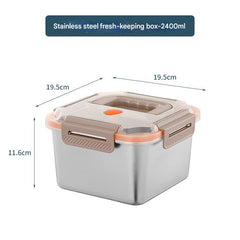 High-quality stainless steel food storage container image 1