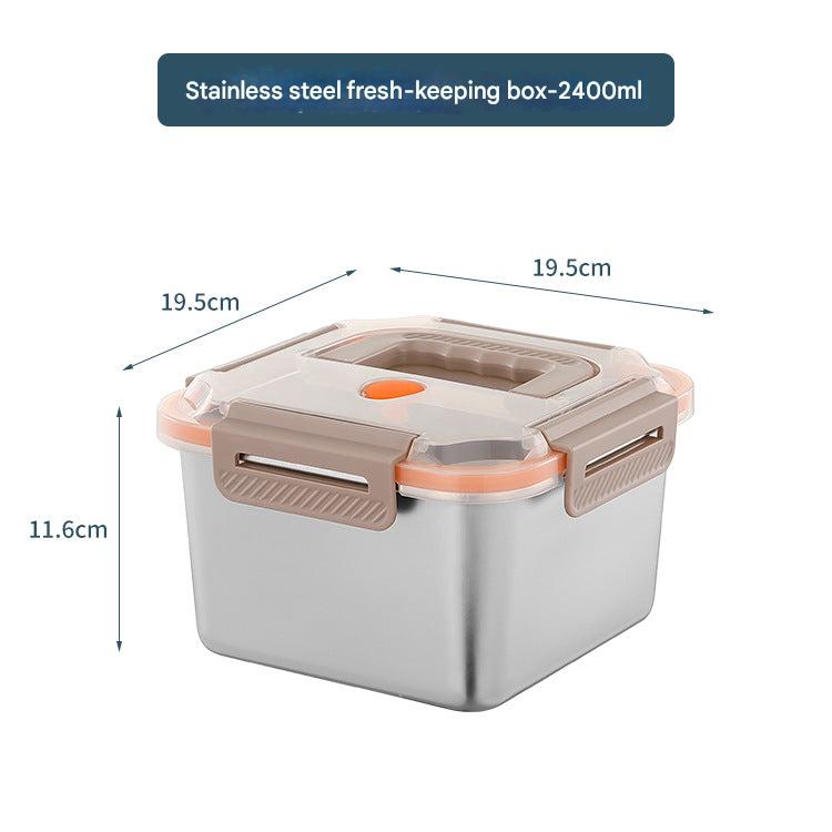 High-quality stainless steel food storage container image 1