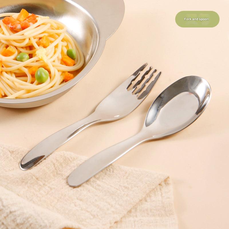 Colorful stainless steel toddler plate image 2