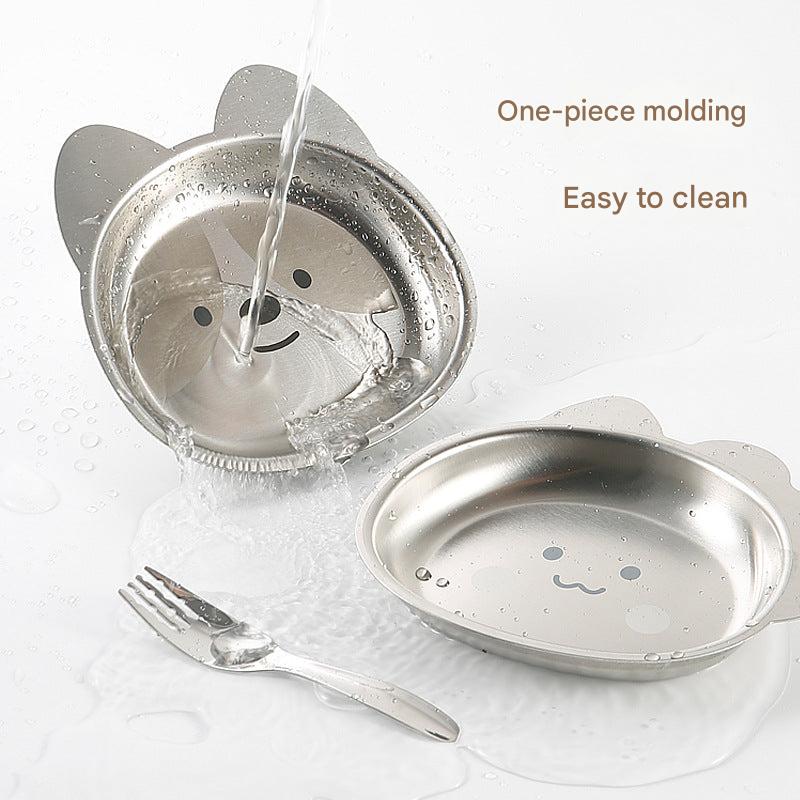 Dishwasher safe stainless steel plate image 3