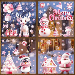 Reindeer themed decorative stickers for Christmas 4