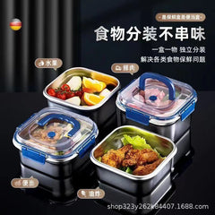 Airtight lid food storage container for meal prep