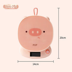 Kitchen scale in use for baking measurements