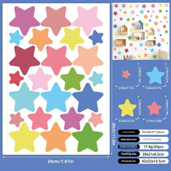 Easy to apply floral wall stickers