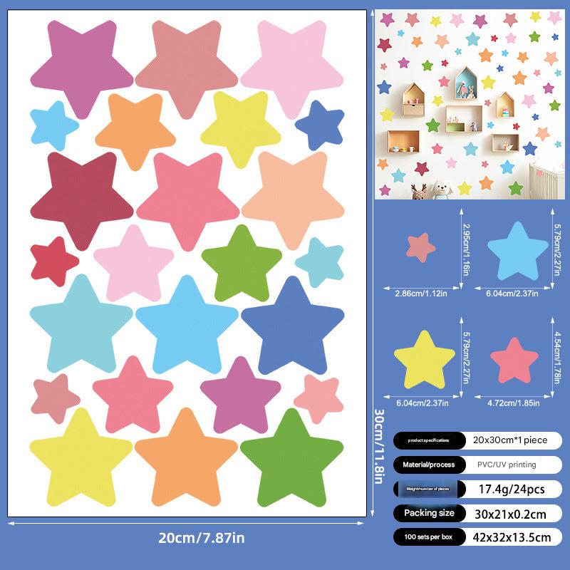 Easy to apply floral wall stickers
