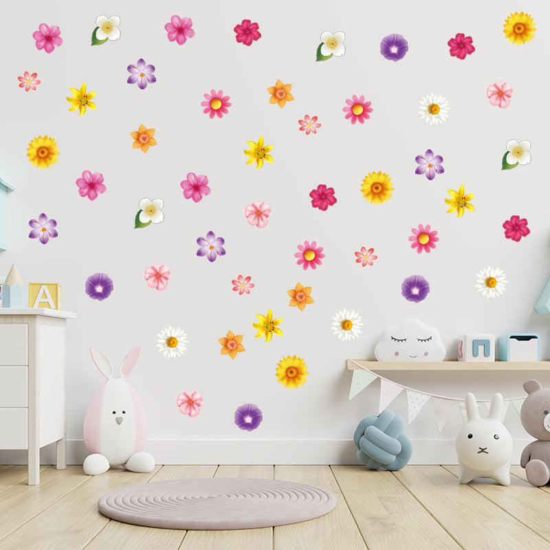 Colorful wall stickers for bedroom decor