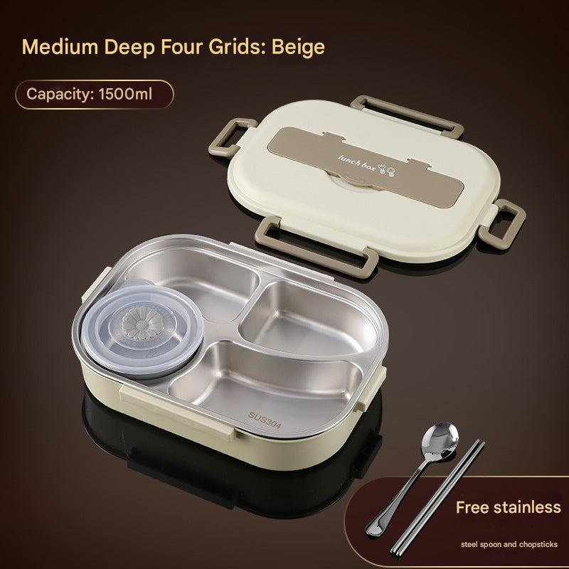 large capacity lunch box with airtight seal