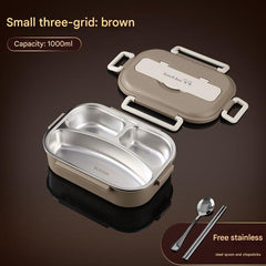 304 stainless steel insulated lunch box front view