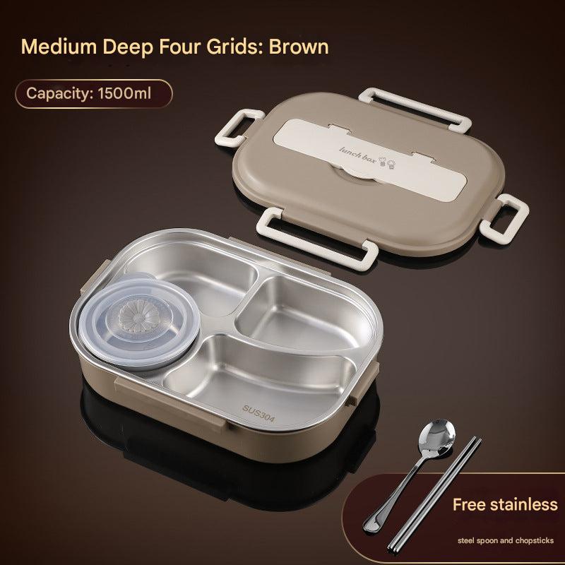stylish stainless steel lunch container
