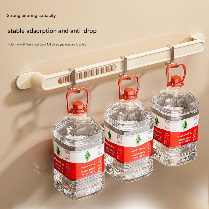 Space-saving wall rack for organised slippers