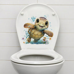 Playful bathroom sticker designs image 4