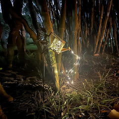 Beautiful illuminative garden lantern