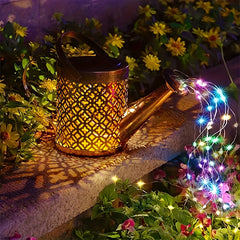 Solar garden lanterns used for outdoor events