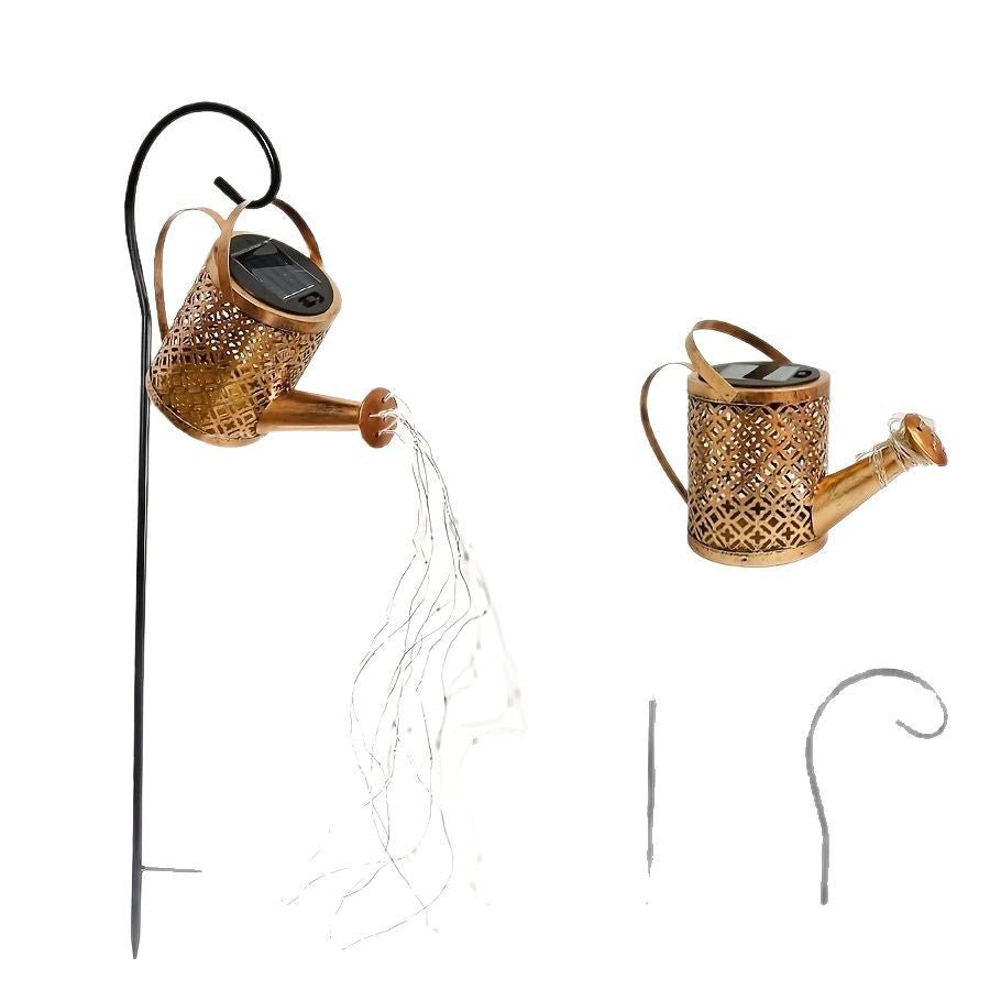 Stylish garden lantern in outdoor setting