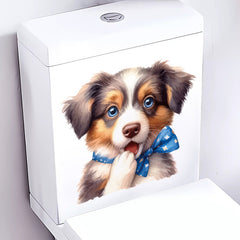 Cute dog cow wall sticker design 2