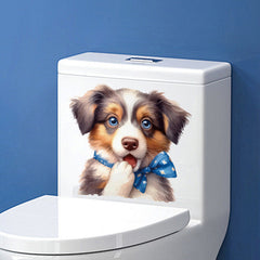 Cute dog cow wall sticker design 3