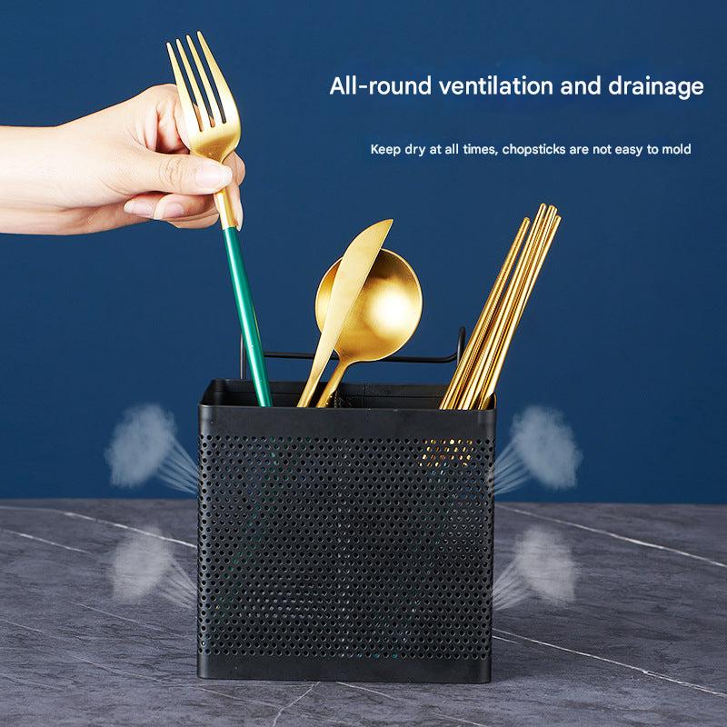 Hanging chopstick holder for easy access