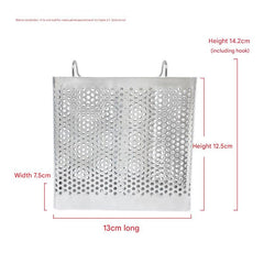 Stylish stainless steel holder with utensils