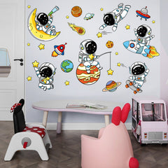 Children's space adventure wall sticker design 4