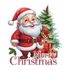 picture of Christmas toilet decal for holiday decor
