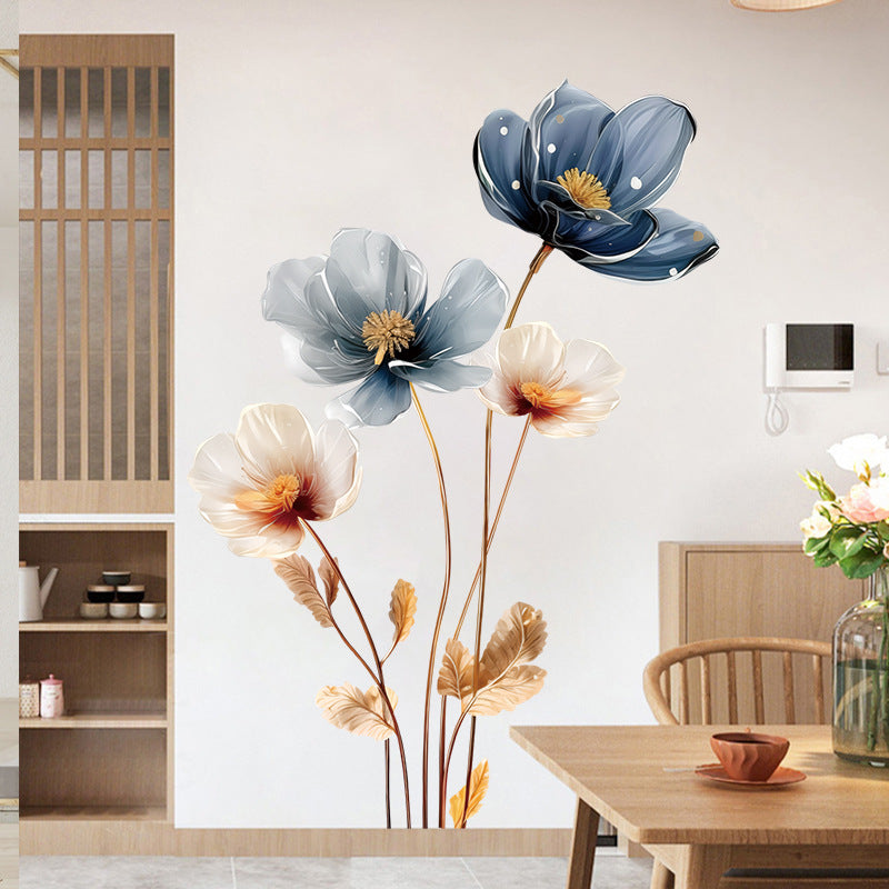 3D floral wall sticker design 2