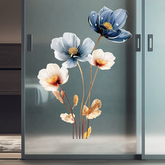 3D floral wall sticker design 3