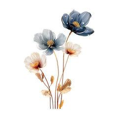 3D floral wall sticker design 5