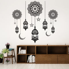Durable PVC wall stickers in a living room