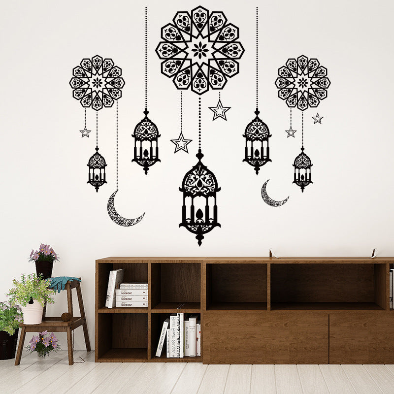 Durable PVC wall stickers in a living room