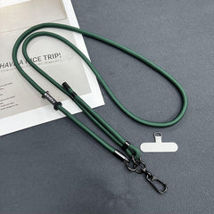 Image of stylish adjustable mobile phone lanyard in use