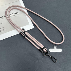 Adjustable length feature of the phone lanyard