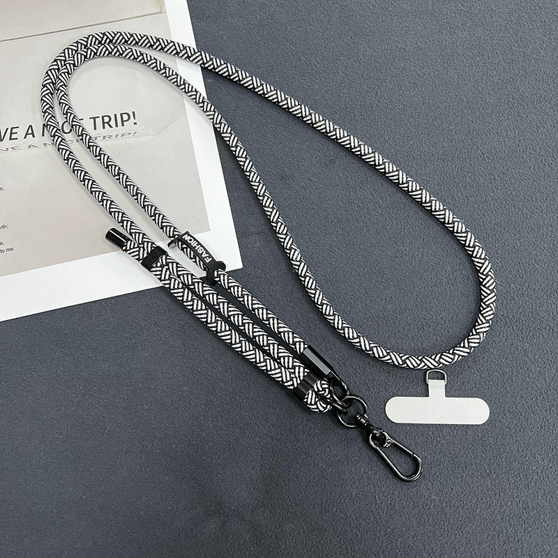 Hands-free carrying with the adjustable phone strap
