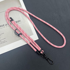 Universal fit phone lanyard with a smartphone