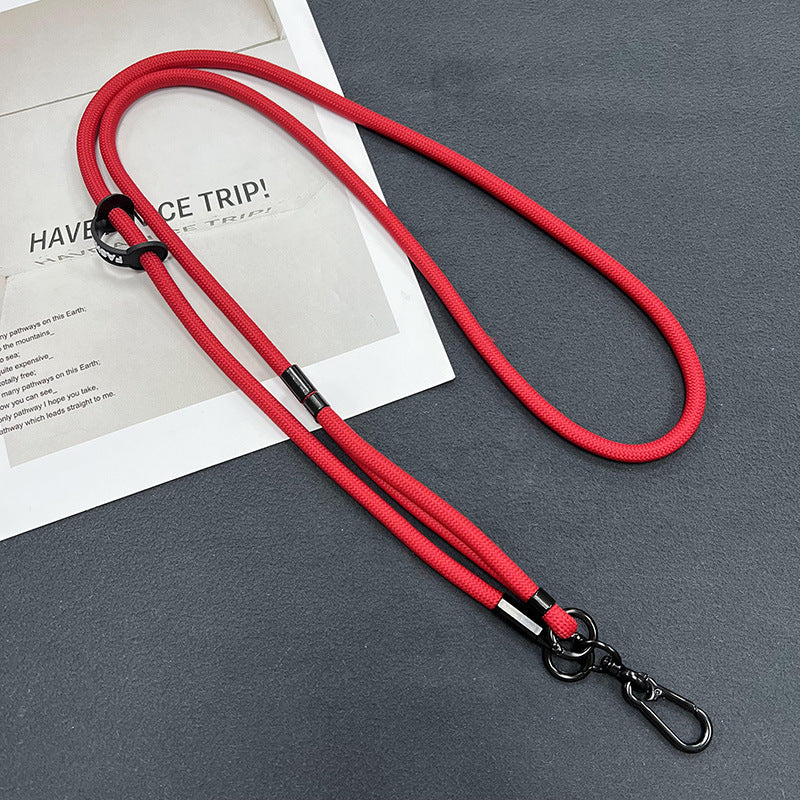 Hands-free carrying with the adjustable phone strap