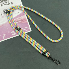 Universal fit phone lanyard with a smartphone