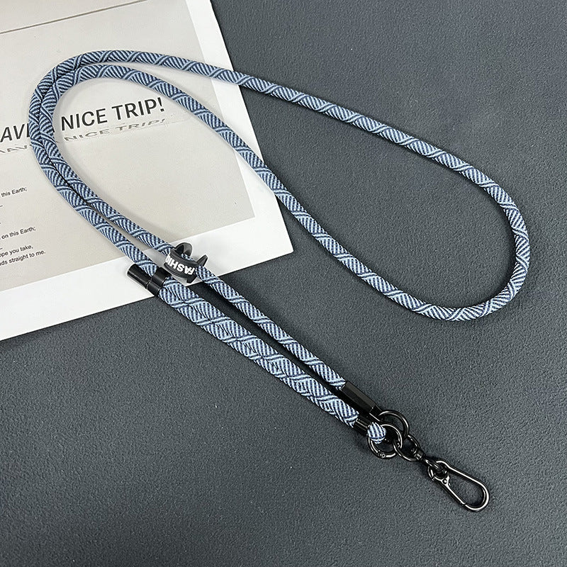 Hands-free carrying with the adjustable phone strap