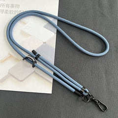 Universal fit phone lanyard with a smartphone