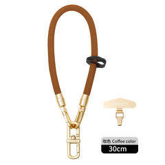Close-up of woven phone strap material image 8