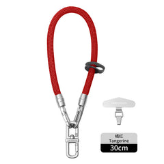 Close-up of woven phone strap material image 8