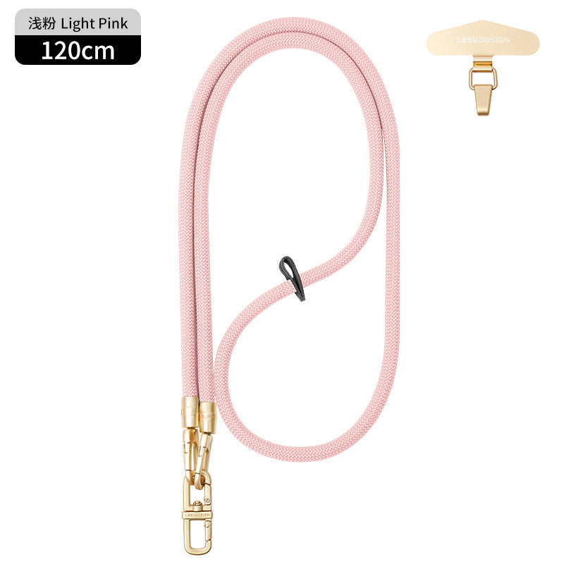 Close-up of woven phone strap material image 8