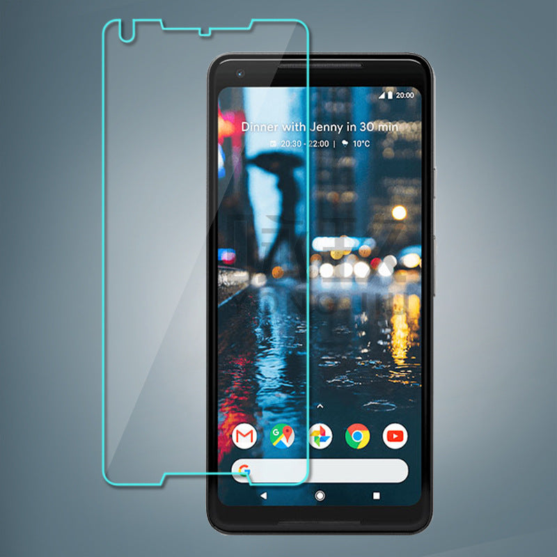 Close-up of tempered glass screen protector for Pixel 2 XL, image 2