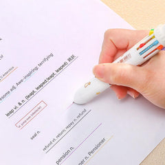 child using vibrant pen for drawing