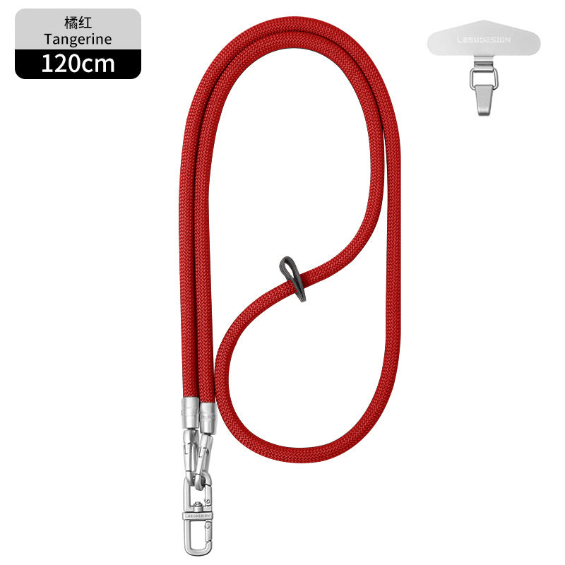 Close-up of woven phone strap material image 8