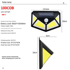 close-up of solar motion sensor light