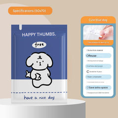 Multiple vacuum bags displayed