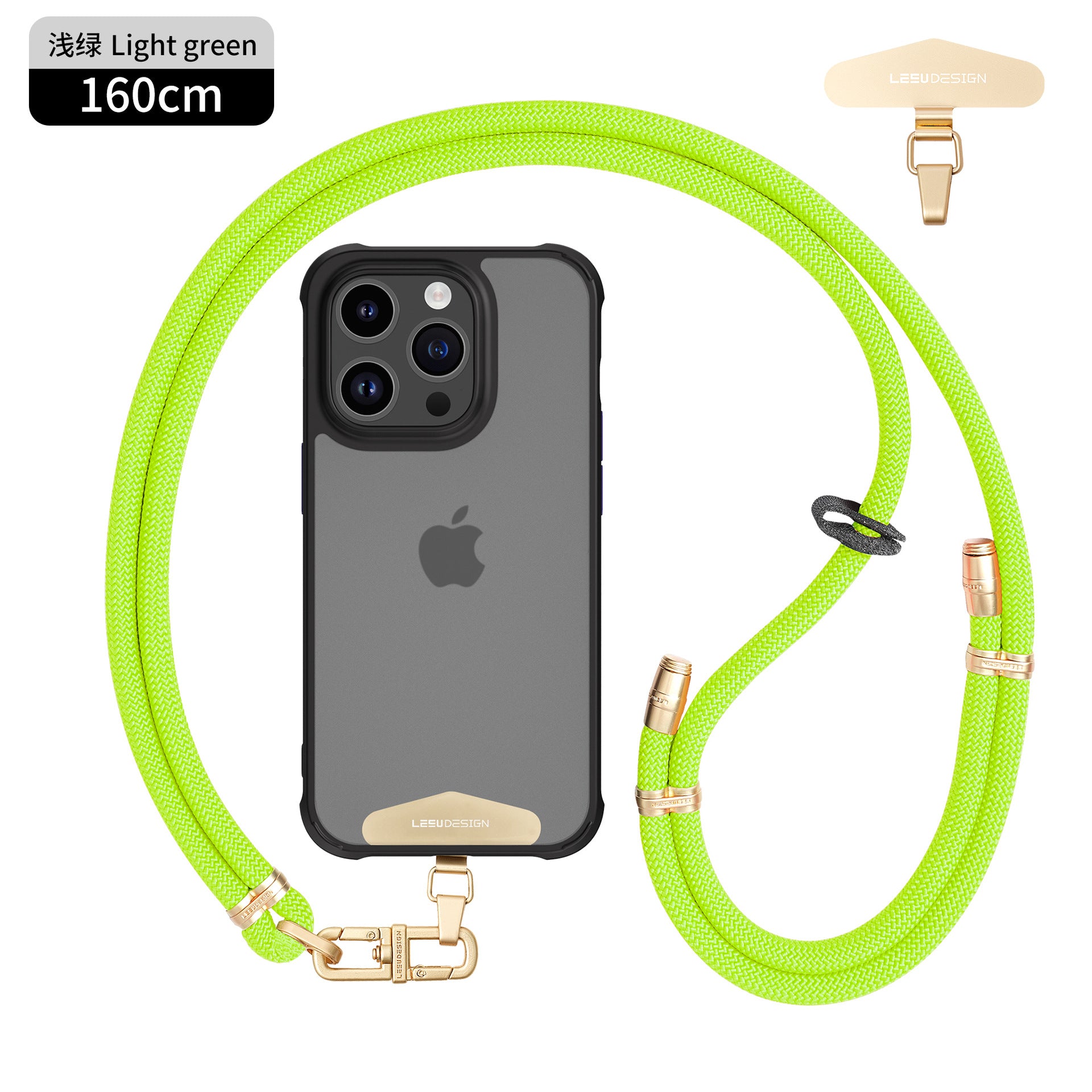 Close-up of woven phone strap material image 8