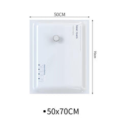 Bedding stored in vacuum storage bags