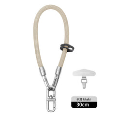 Close-up of woven phone strap material image 8