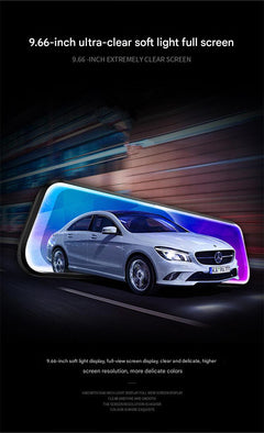 Dual lens configuration of dash cam