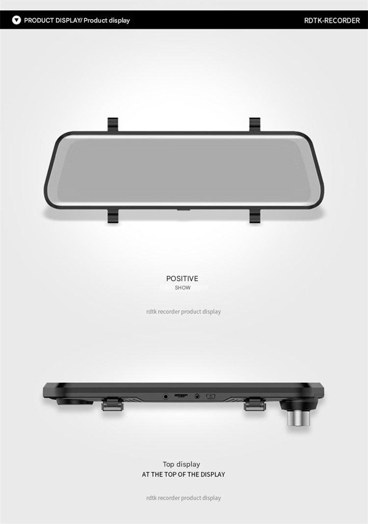 Dual lens configuration of dash cam